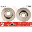 Jeu de 2 disques de frein arrière TRW DF4039 - Visuel 1