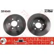 Jeu de 2 disques de frein arrière TRW DF4049 - Visuel 1