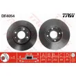 Jeu de 2 disques de frein avant TRW DF4054 - Visuel 1