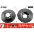 Jeu de 2 disques de frein arrière TRW DF4062 - Visuel 1