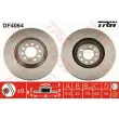 Jeu de 2 disques de frein avant TRW DF4064 - Visuel 1
