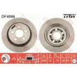 Jeu de 2 disques de frein arrière TRW DF4066 - Visuel 1