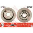 Jeu de 2 disques de frein arrière TRW DF4066 - Visuel 3
