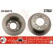 Jeu de 2 disques de frein arrière TRW DF4087S - Visuel 1