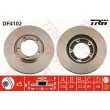 Jeu de 2 disques de frein avant TRW DF4102 - Visuel 1
