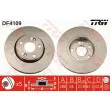 Jeu de 2 disques de frein avant TRW DF4109 - Visuel 1