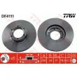 Jeu de 2 disques de frein avant TRW DF4111 - Visuel 1