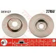 Jeu de 2 disques de frein avant TRW DF4127 - Visuel 1