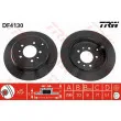Jeu de 2 disques de frein arrière TRW DF4130 - Visuel 1