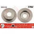 Jeu de 2 disques de frein avant TRW DF4132 - Visuel 1