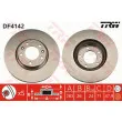 Jeu de 2 disques de frein avant TRW DF4142 - Visuel 1