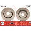 Jeu de 2 disques de frein avant TRW DF4150 - Visuel 1