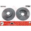 Jeu de 2 disques de frein avant TRW DF4151 - Visuel 1