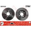 Jeu de 2 disques de frein avant TRW DF4152 - Visuel 1