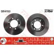 Jeu de 2 disques de frein avant TRW DF4153 - Visuel 1