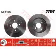 Jeu de 2 disques de frein avant TRW DF4155 - Visuel 1