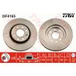 Jeu de 2 disques de frein avant TRW DF4165 - Visuel 1