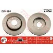 Jeu de 2 disques de frein avant TRW DF4166 - Visuel 1