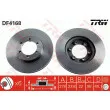 Jeu de 2 disques de frein avant TRW DF4168 - Visuel 1