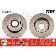 Jeu de 2 disques de frein avant TRW DF4170 - Visuel 1