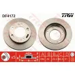 Jeu de 2 disques de frein avant TRW DF4172 - Visuel 1
