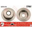 Jeu de 2 disques de frein arrière TRW DF4178 - Visuel 1