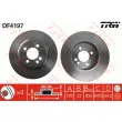 Jeu de 2 disques de frein avant TRW DF4197 - Visuel 1