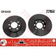 Jeu de 2 disques de frein avant TRW DF4205 - Visuel 1