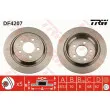 Jeu de 2 disques de frein arrière TRW DF4207 - Visuel 1