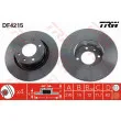 Jeu de 2 disques de frein arrière TRW DF4215 - Visuel 1