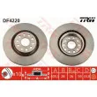 Jeu de 2 disques de frein avant TRW DF4220 - Visuel 1
