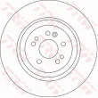 Jeu de 2 disques de frein avant TRW DF4222 - Visuel 1