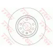 Jeu de 2 disques de frein avant TRW DF4246 - Visuel 2
