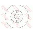 Jeu de 2 disques de frein arrière TRW DF4247 - Visuel 2