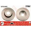 Jeu de 2 disques de frein avant TRW DF4248S - Visuel 1