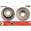 Jeu de 2 disques de frein avant TRW DF4249S - Visuel 1