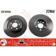 Jeu de 2 disques de frein arrière TRW DF4256 - Visuel 1