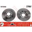 Jeu de 2 disques de frein arrière TRW DF4266 - Visuel 1