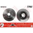 Jeu de 2 disques de frein arrière TRW DF4272 - Visuel 1