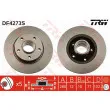 Jeu de 2 disques de frein arrière TRW DF4273S - Visuel 1