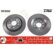 Jeu de 2 disques de frein arrière TRW DF4284 - Visuel 1