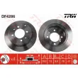 Jeu de 2 disques de frein arrière TRW DF4286 - Visuel 1