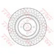 Jeu de 2 disques de frein avant TRW DF4297 - Visuel 2