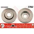 Jeu de 2 disques de frein avant TRW DF4308S - Visuel 1