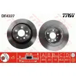Jeu de 2 disques de frein arrière TRW DF4337 - Visuel 1