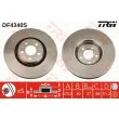 Jeu de 2 disques de frein avant TRW DF4340S - Visuel 1