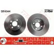 Jeu de 2 disques de frein arrière TRW DF4344 - Visuel 1