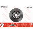 Jeu de 2 disques de frein avant TRW DF4350S - Visuel 1