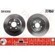 Jeu de 2 disques de frein arrière TRW DF4356 - Visuel 1