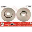 Jeu de 2 disques de frein avant TRW DF4371 - Visuel 1